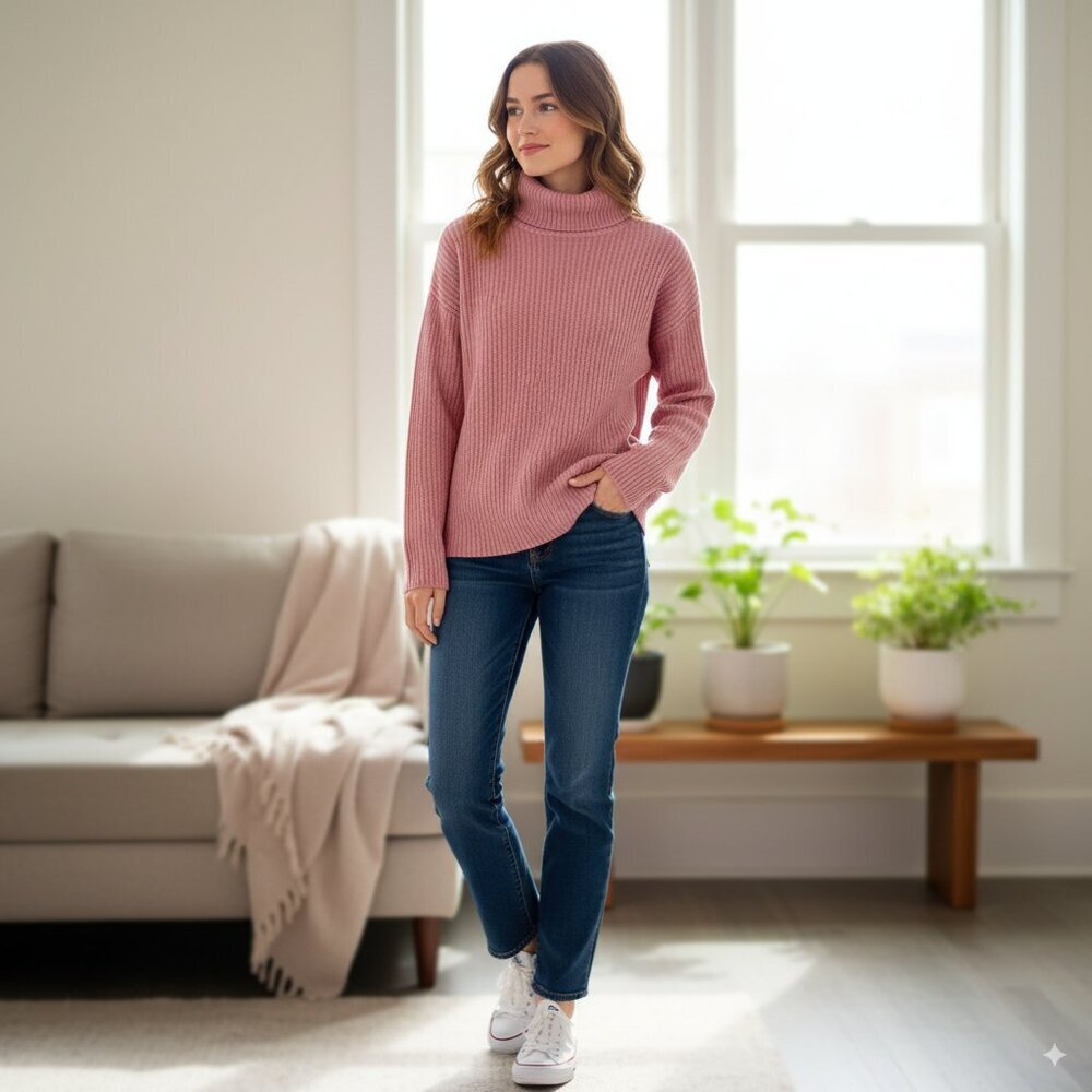 Elliatt Melodious Pullon Sweater Knit Top Jumper in Rosewood Pink Size Small NWT